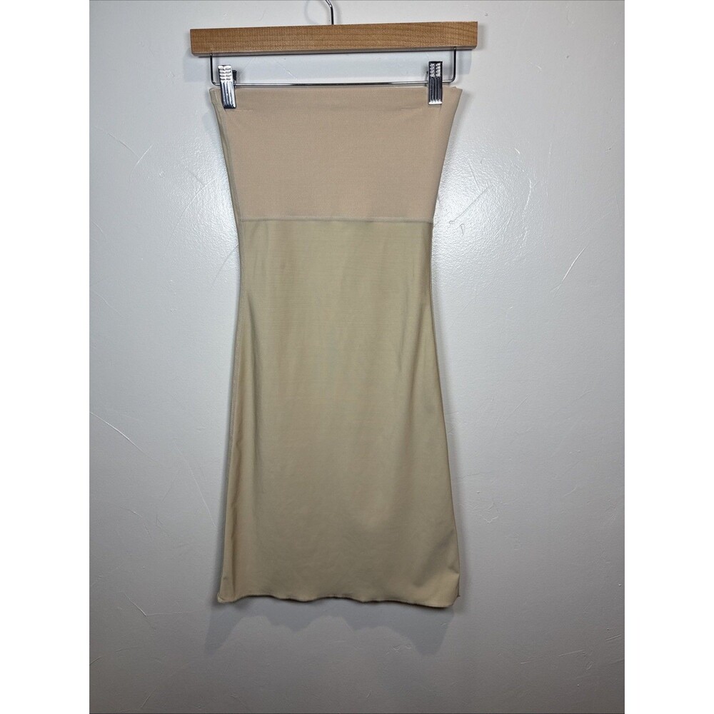 Spanx Beige Slip Size Small Smoothing Layering Flattering Neutral